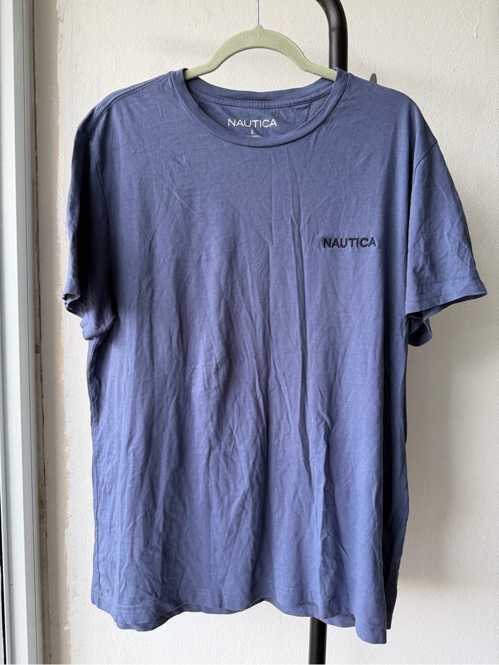 Nautica Short-Sleeve Crew Tee in Slate Blue